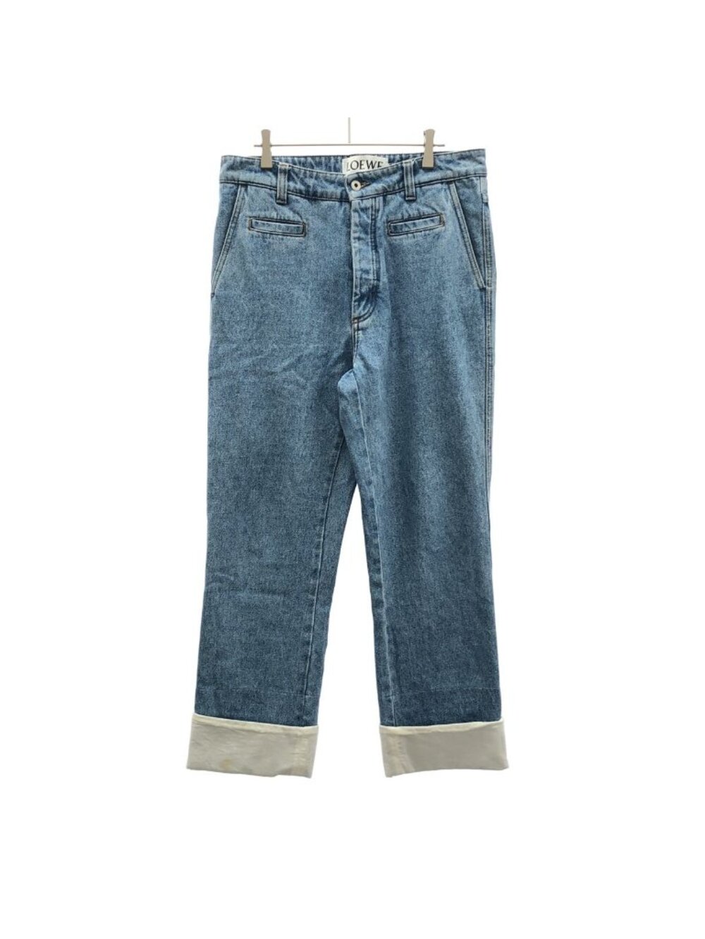 Loewe Fisherman Roll Up Denim Pants Indigo 38